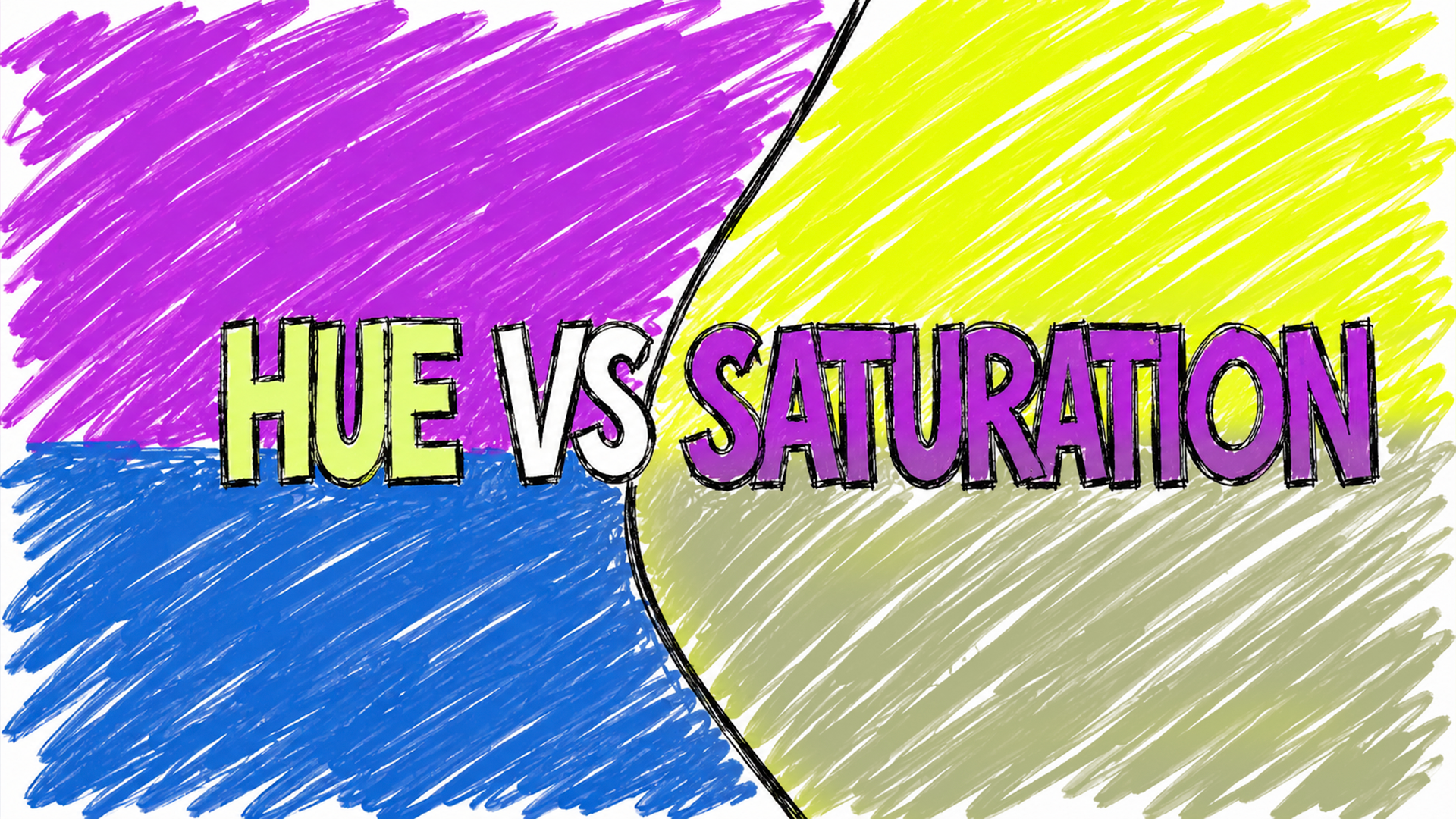 Hue Vs Saturation: What's the difference