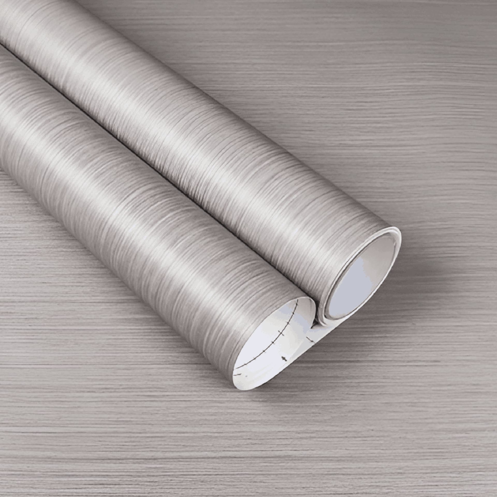 Silver Ash Grain Vinyl Wrap