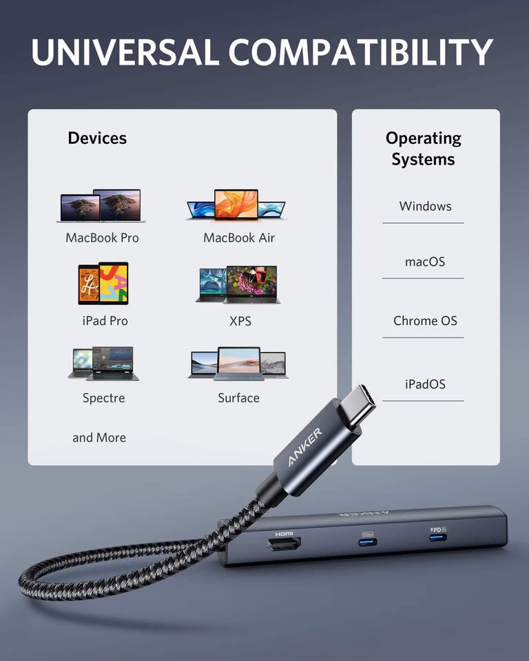 Anker 543 USB-C Hub (6-in-1, Slim) image 10 9