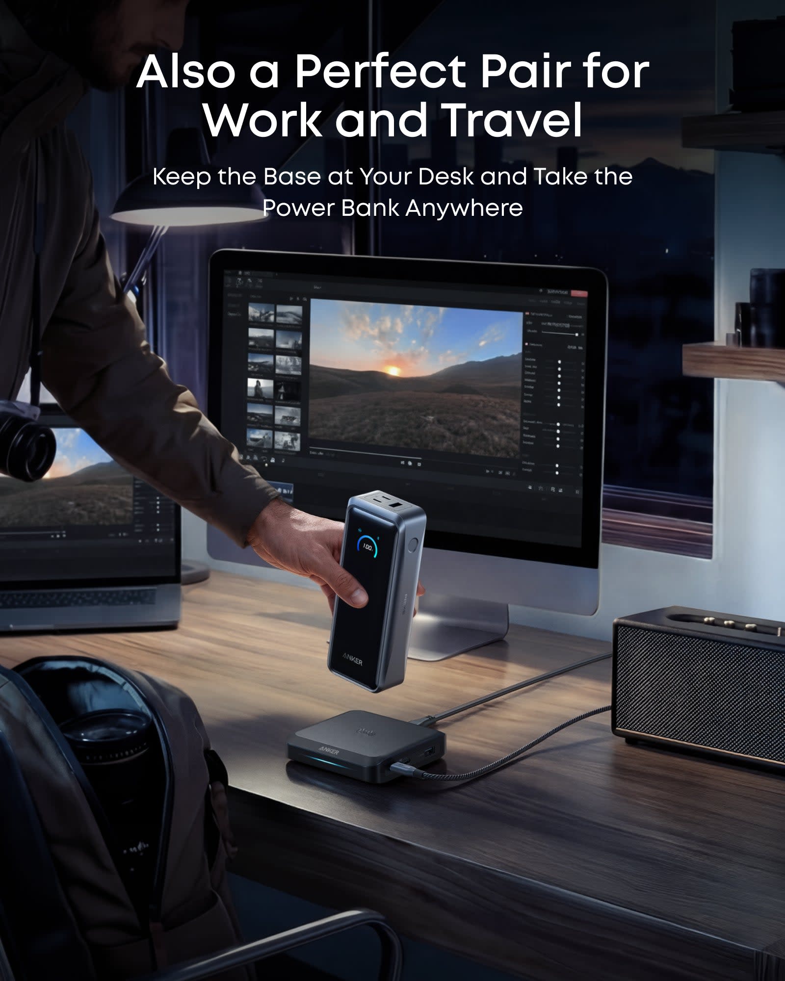 Anker Prime Power Bank (26K, 300W) with Charging Base image 10 7