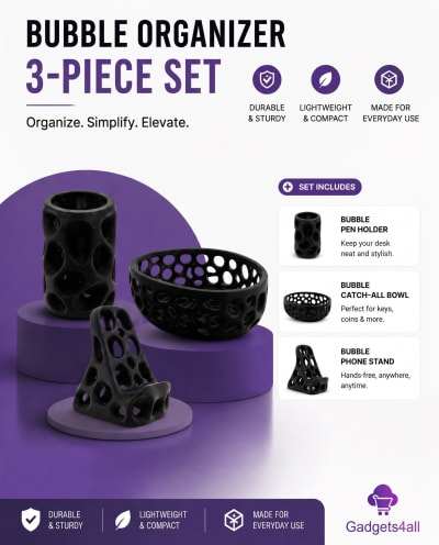 BUBBLE DESK SET (3-PIECE)