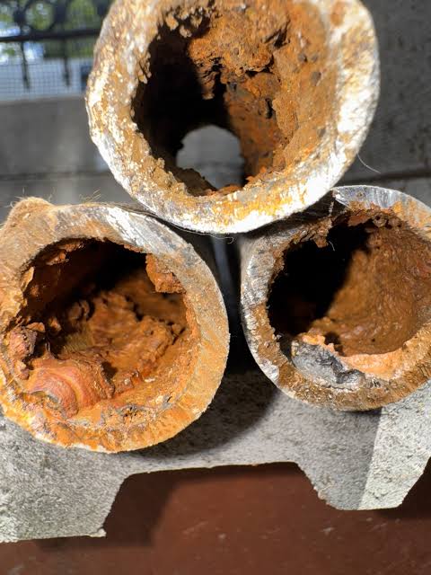 Galvanized pipes