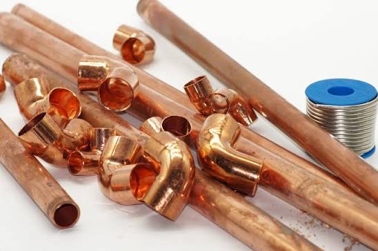 copper pipes