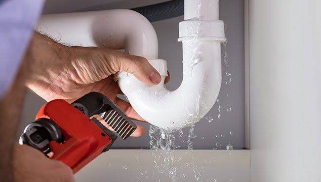 high water pressure leak