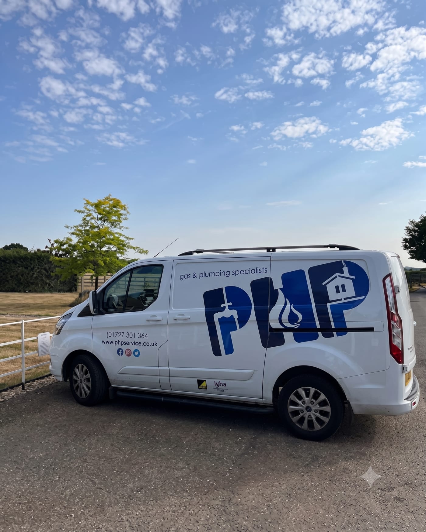 PHP Services van serving St Albans and Hertfordshire