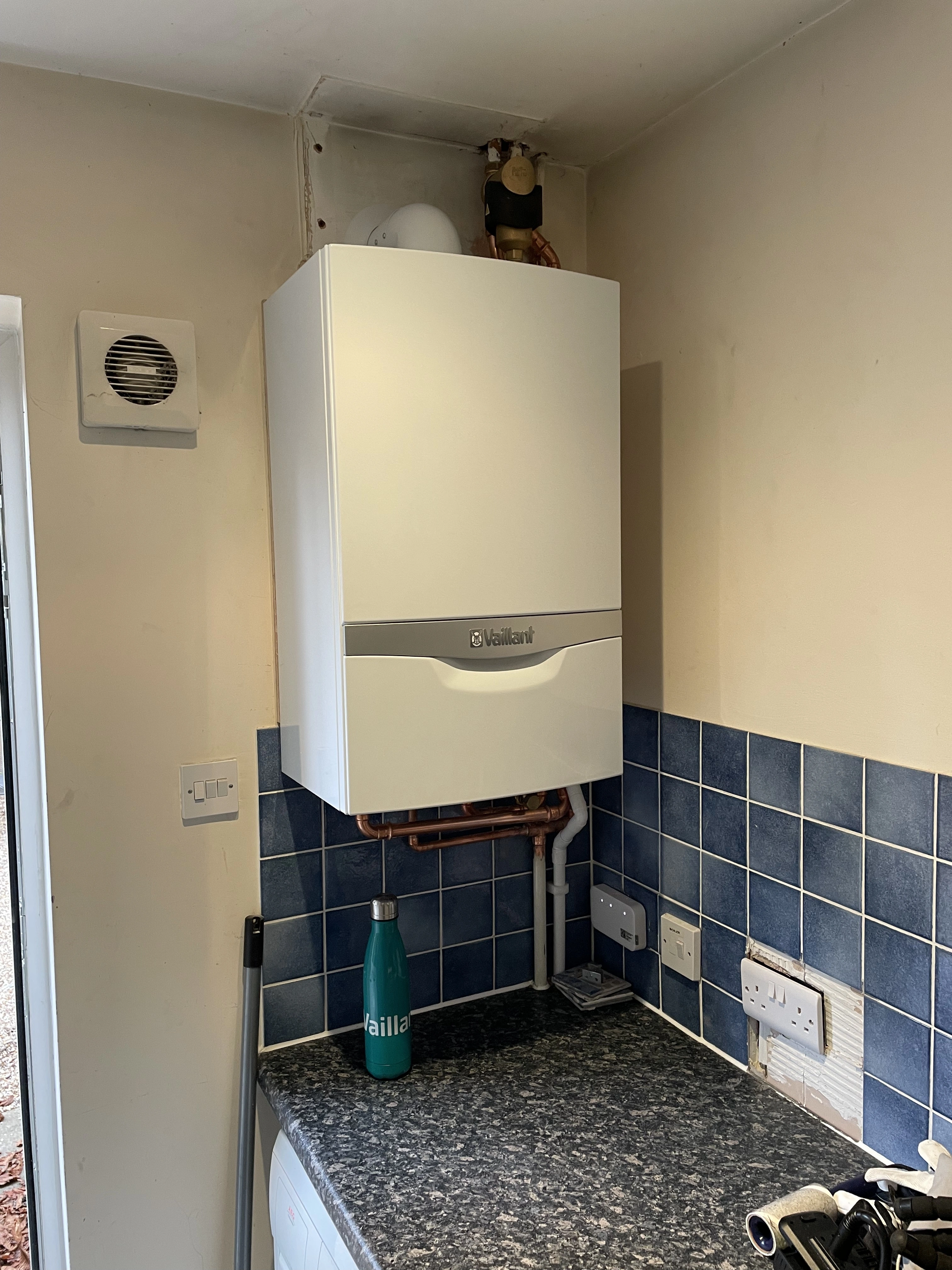 Vaillant boiler installation completed by PHP Services