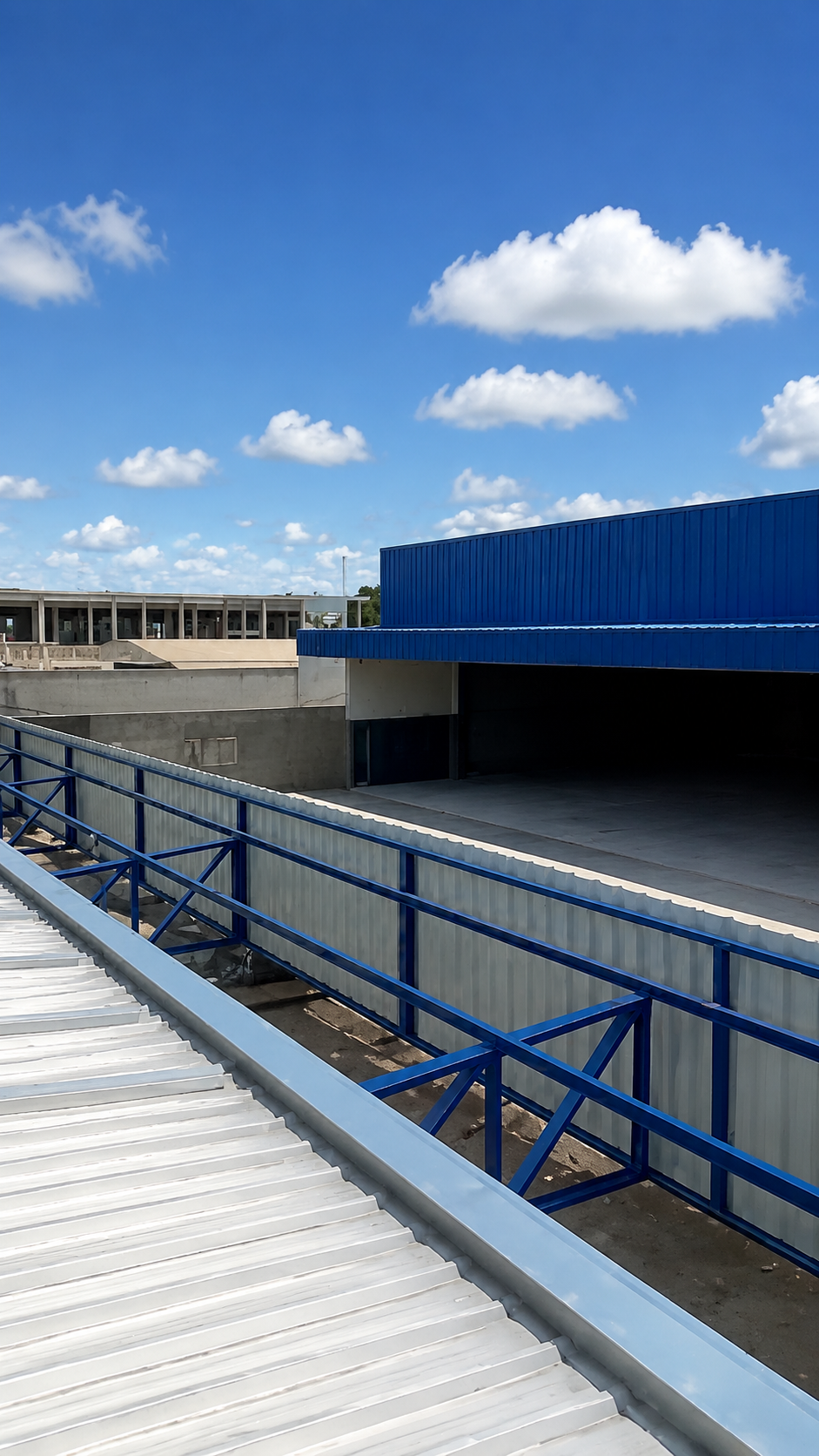 Estrutura metálica executada pela ALS