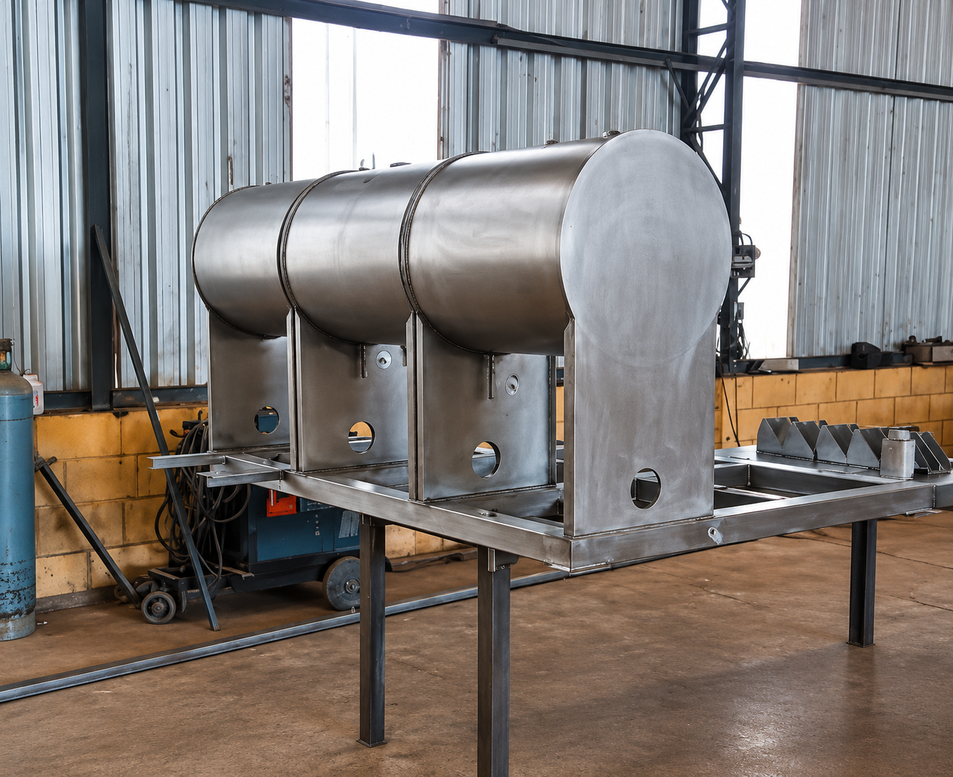 Equipamento industrial fabricado pela Metal T