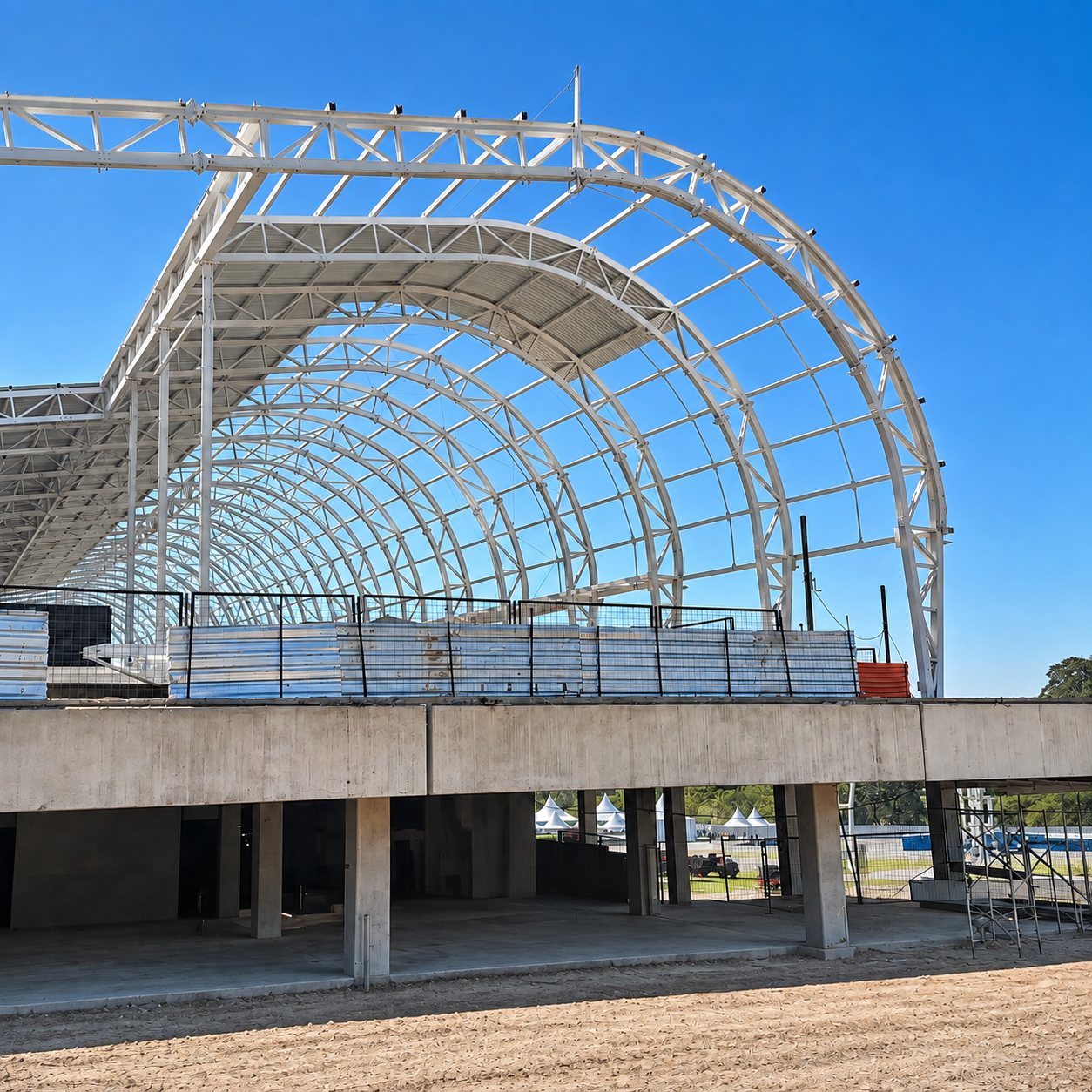 Estrutura Metálica — Consórcio Interlagos SP