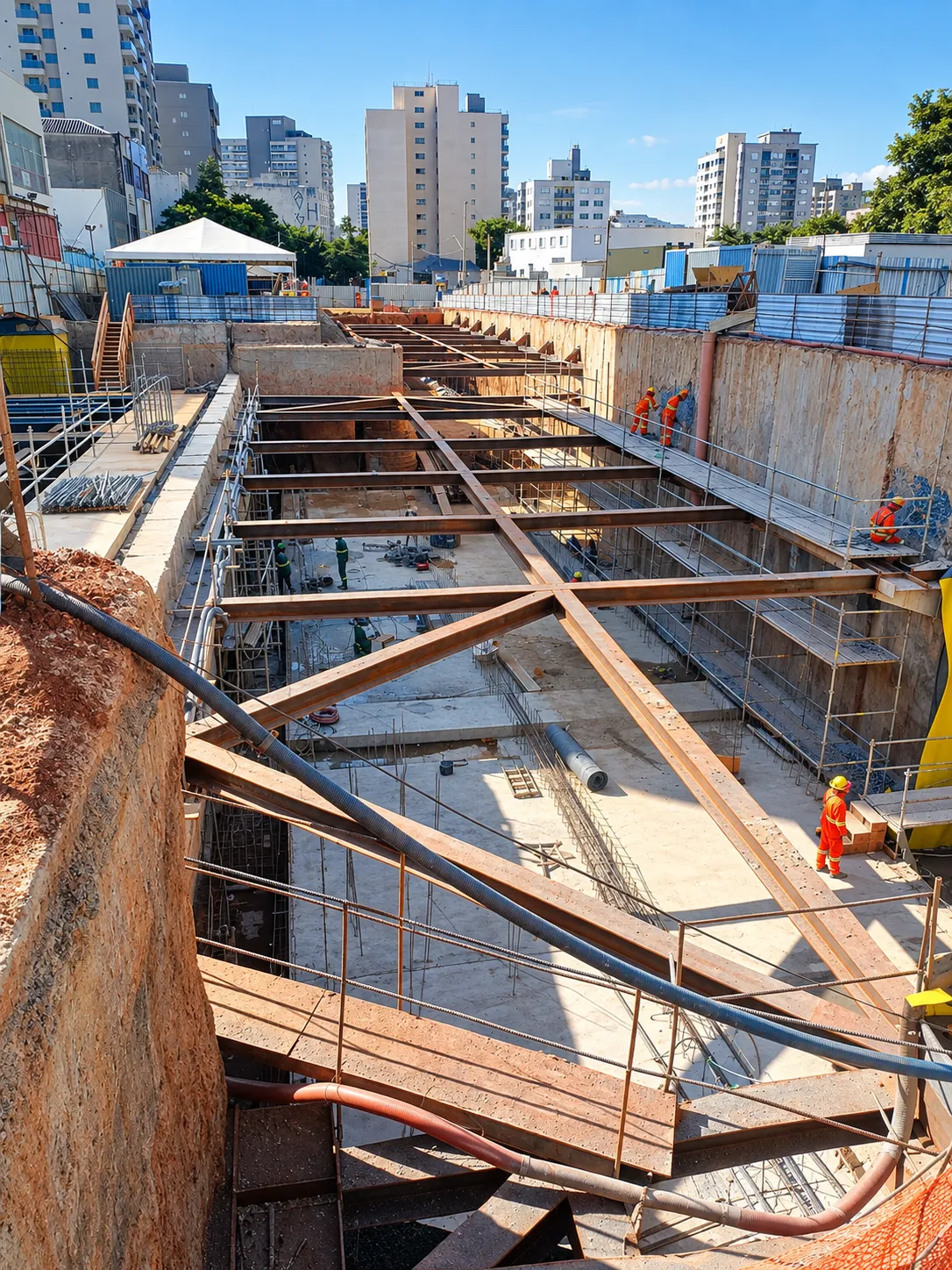 Estrutura - Metrô Estação São Joaquim