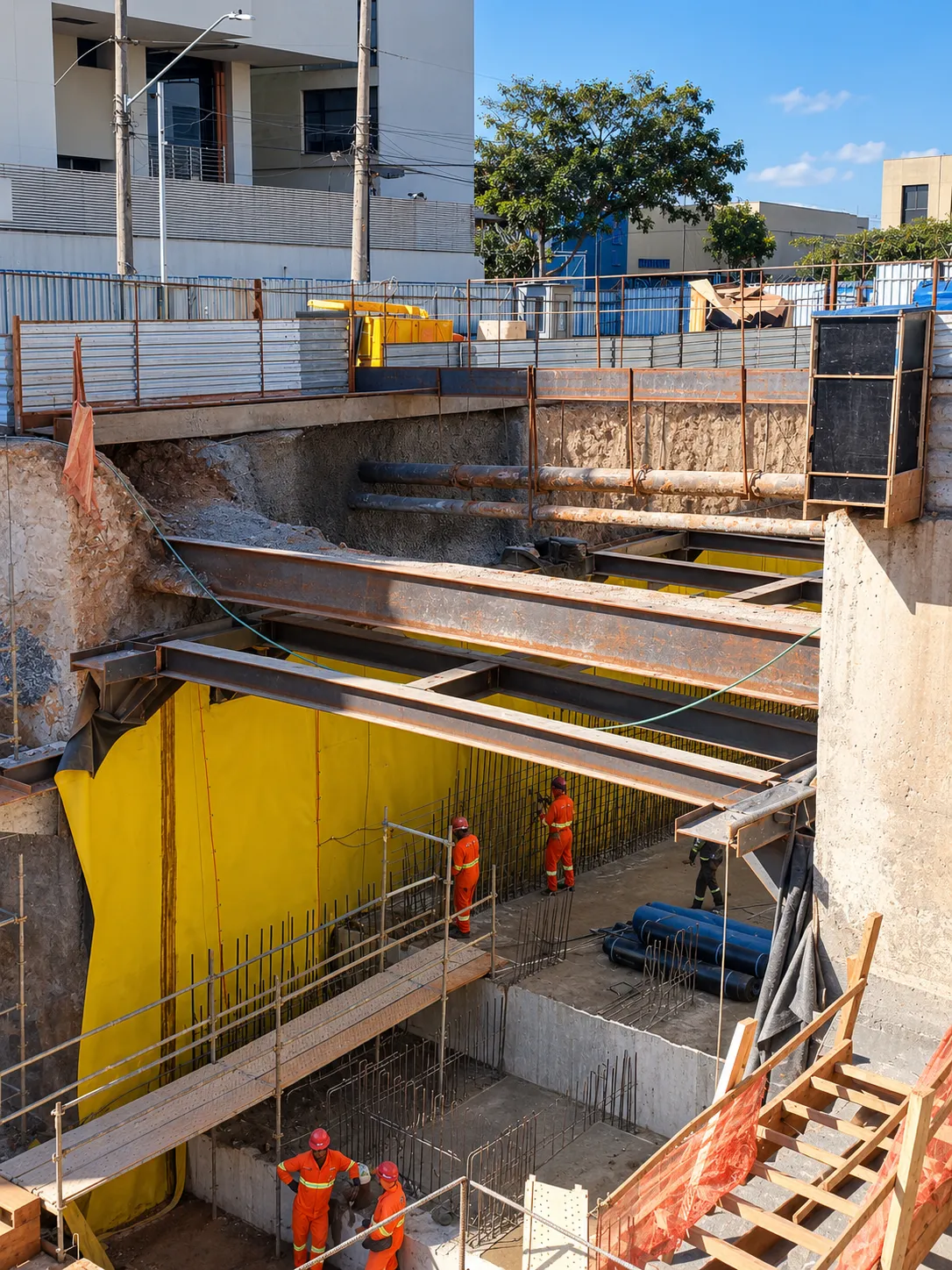 Estrutura - Metrô Estação São Joaquim