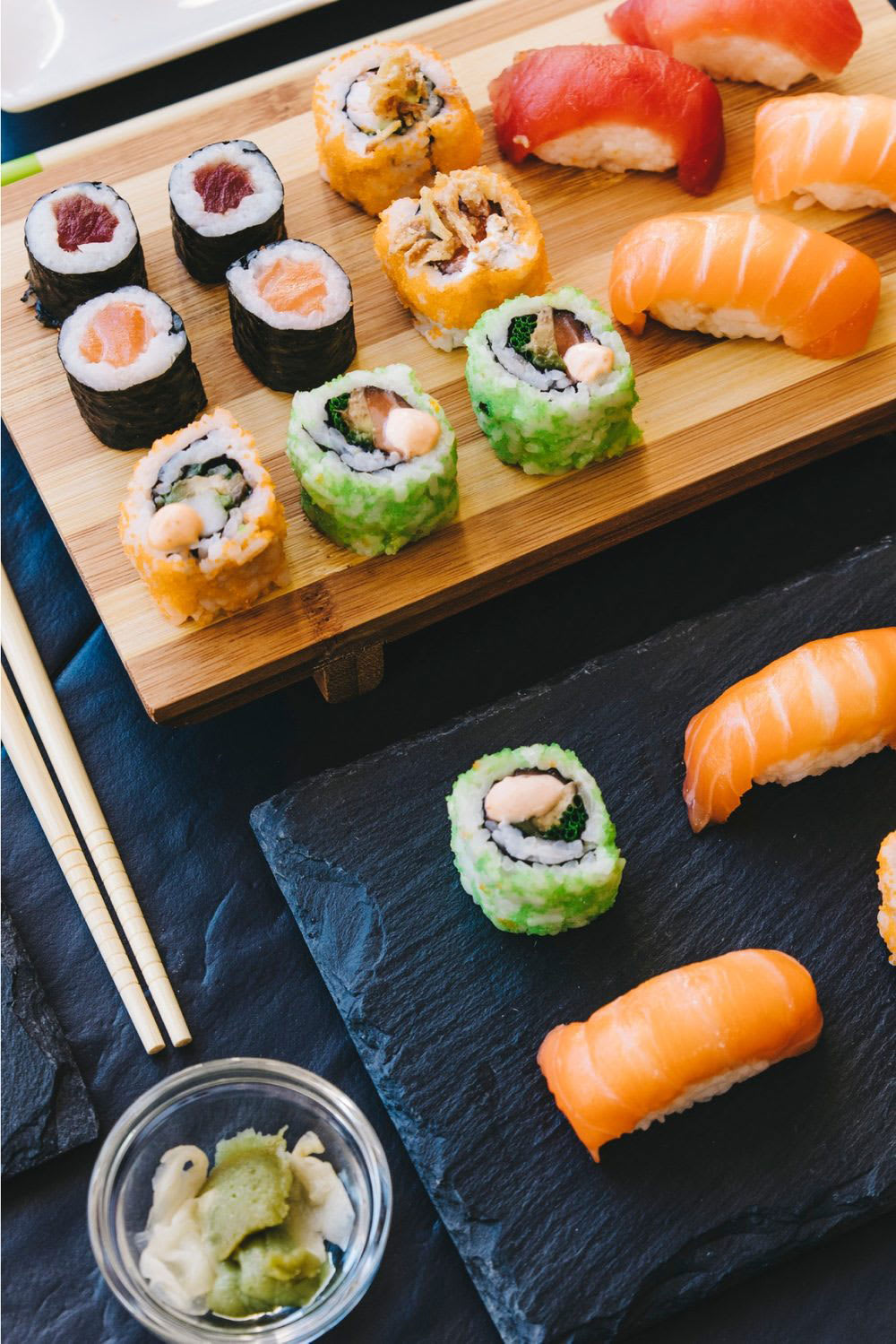 Kasata sushi spread