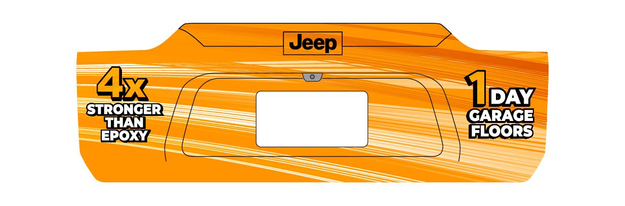 Rear liftgate graphic