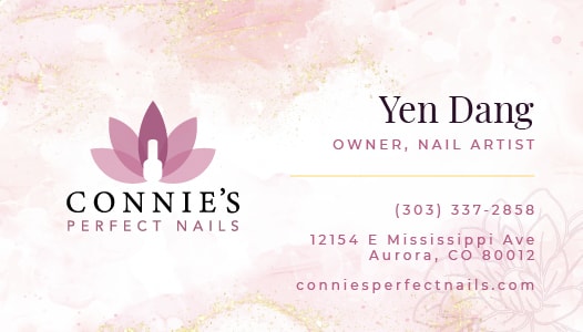 Business card — Yen Dang, front