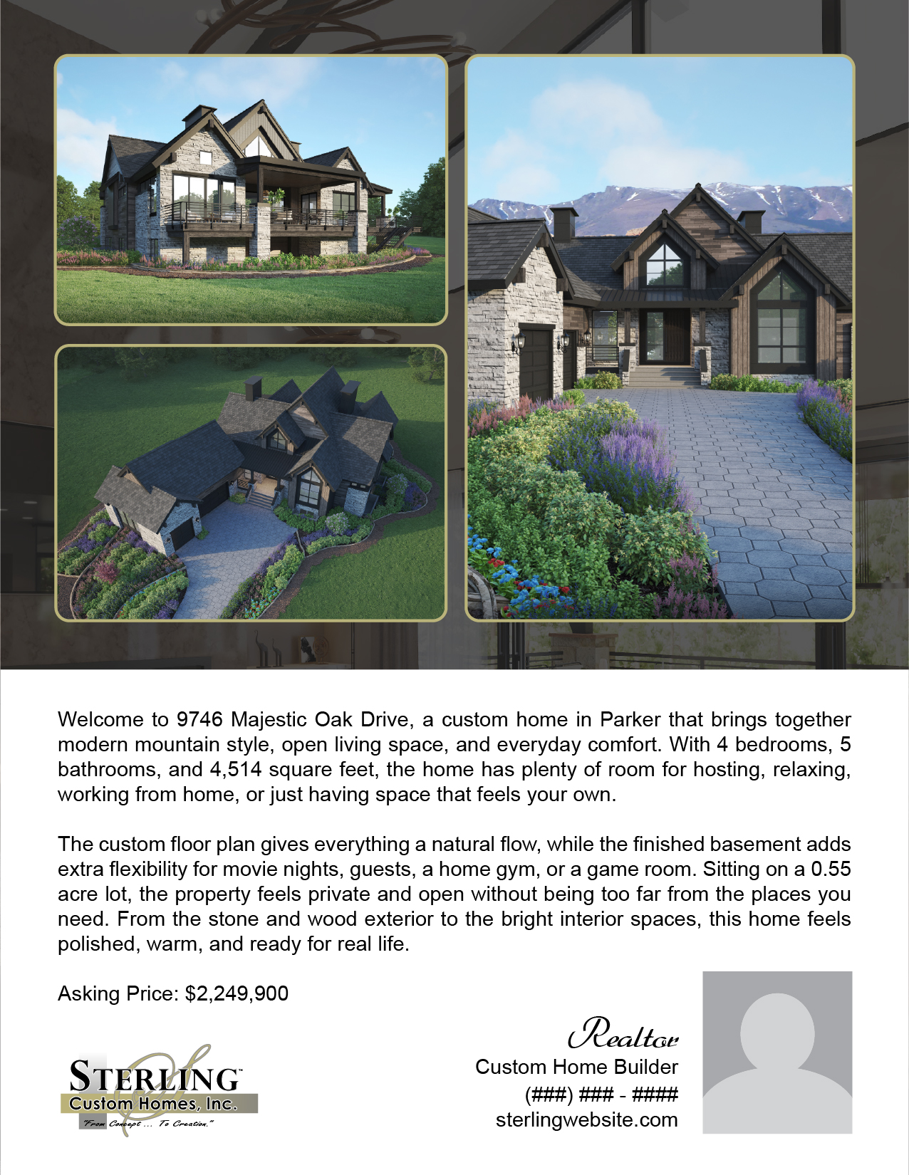 8.5x11 Property Sheet — Back