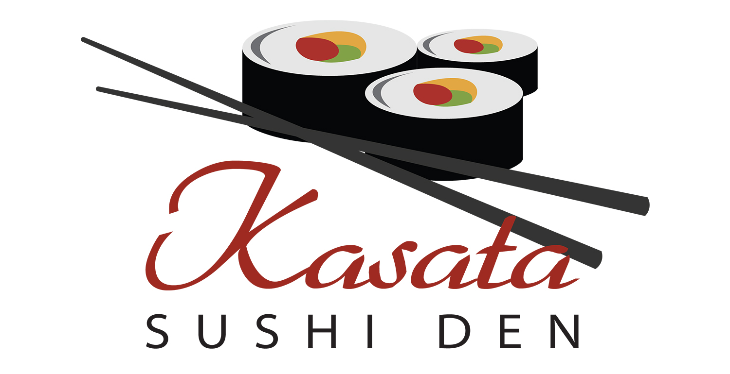 Kasata Sushi Den final logo