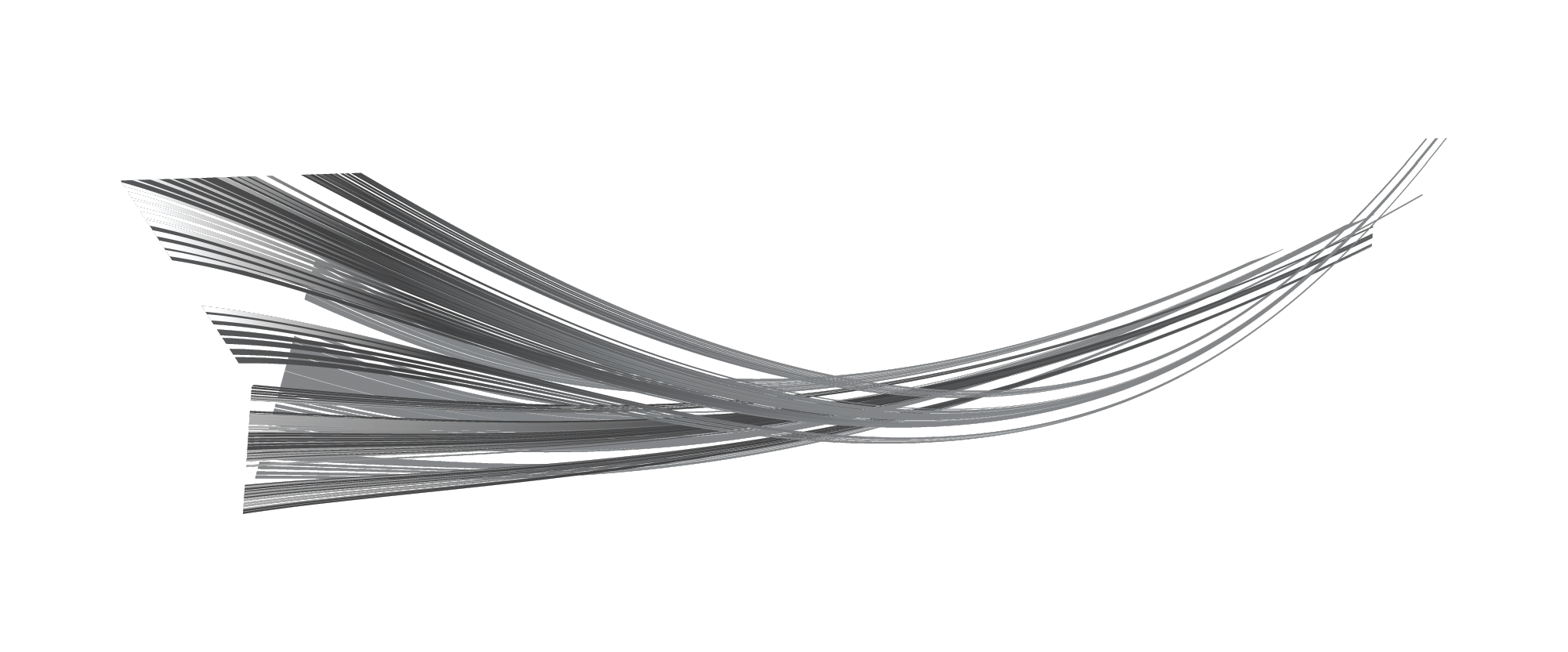 Speed line pattern — developed strokes