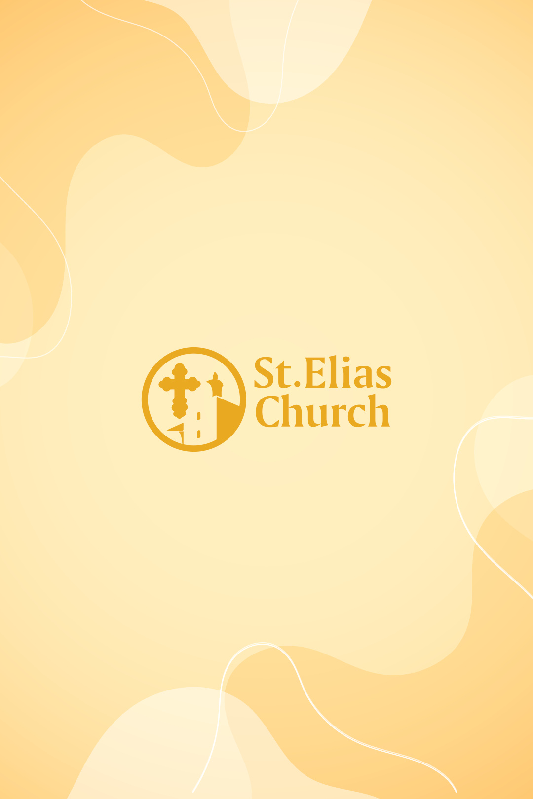Back cover with St. Elias Church logo