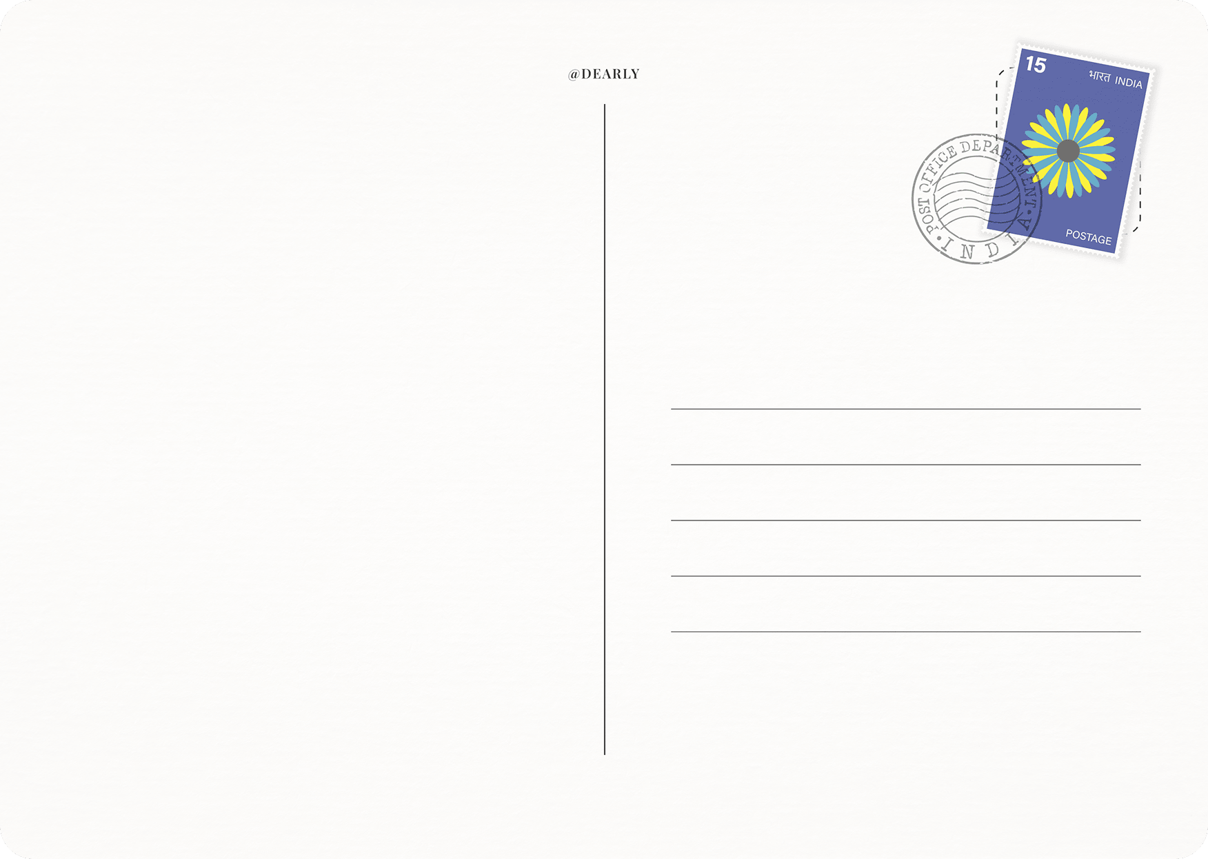 Postcard back