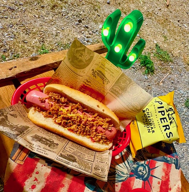 Hot-dog XL façon New York Chevy Shop & Coffee Truck