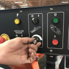 Powered saw head controls