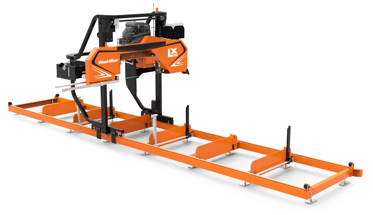 LX150 Twin Rail Portable Sawmill Portable Sawmills Wood