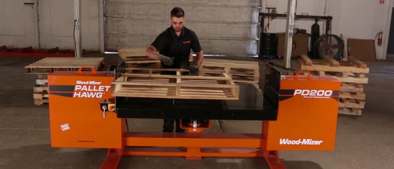 used portable pallet dismantler for sale