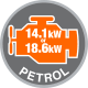 14.1 or 18.5kW petrol sawmill