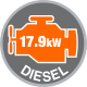 17.9kW diesel sawmill