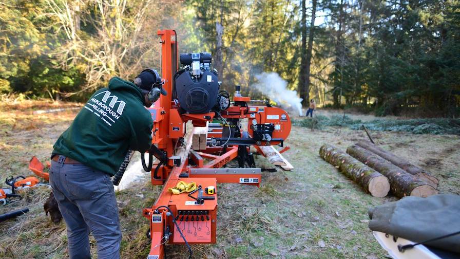 slab wood epoxy filler - Peterson Portable Sawmills