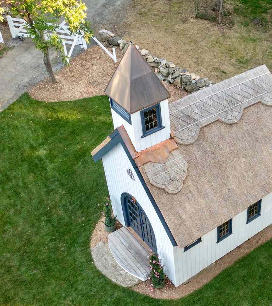 Trinity Knot Chapel Ariel View