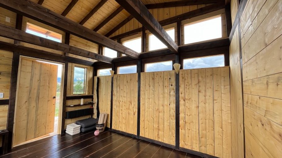 Interior of Yoga Studio