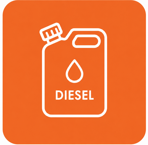 Diesel power icon