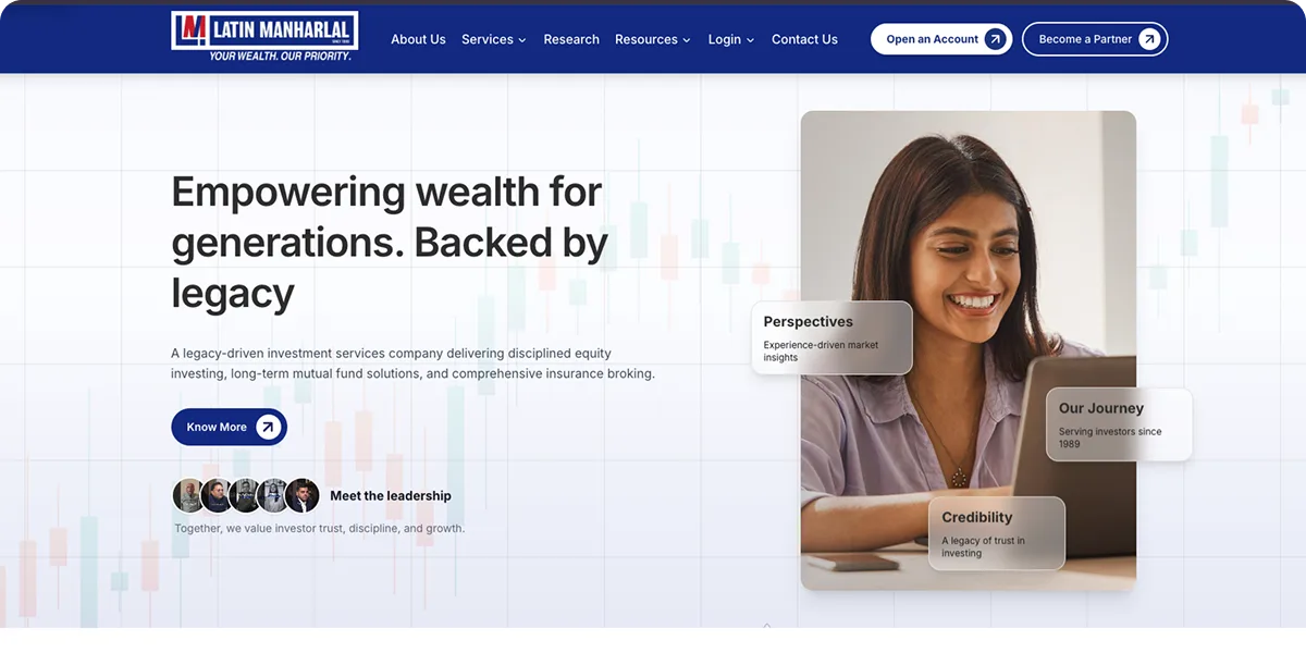 Latin Manharlal — Wealth Management & Investment Platform