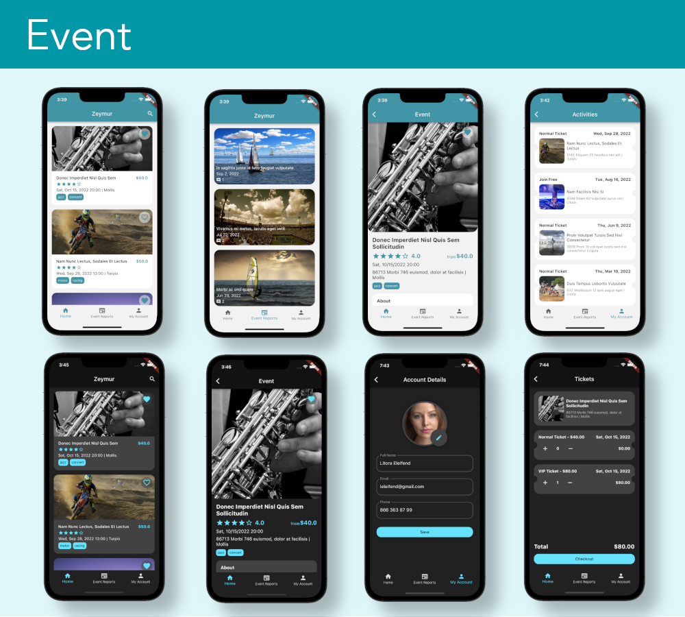 Event App UI Template for Flutter - Tips & Tricks