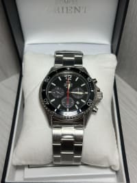 Reloj Orient Sports Mako Solar Chronograph RA-TX0202B10B, original con garantía