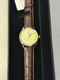 Reloj Orient Bambino 38mm Small Seconds RA-AP0105Y30B, original con garantía