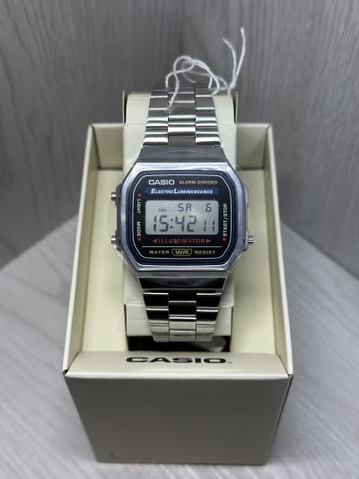 Reloj Casio Vintage A168WA-1WDF, original con garantía