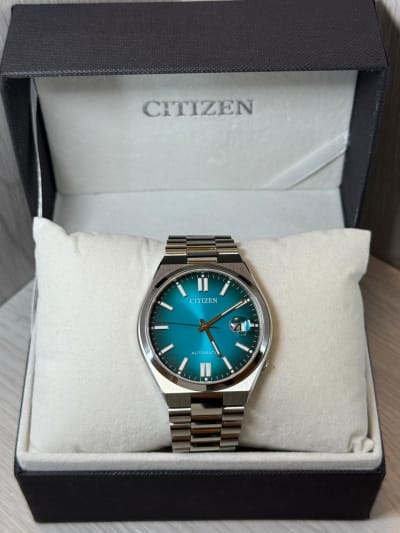 Reloj Citizen Tsuyosa Automatico Dial Turquesa, original con garantía