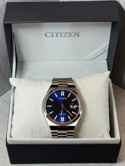 Reloj Citizen Tsuyosa Automatico Dial Azul Oscuro