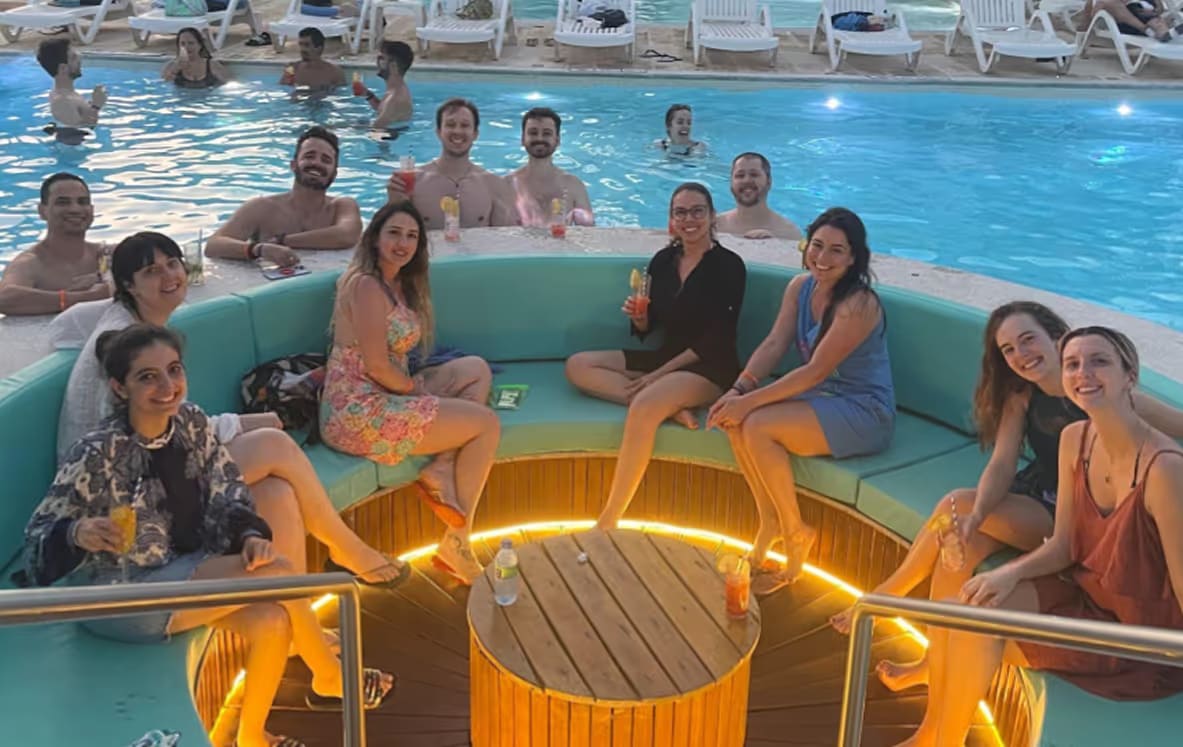 AE Studio team at Porto de Galinhas, Brazil retreat 2021