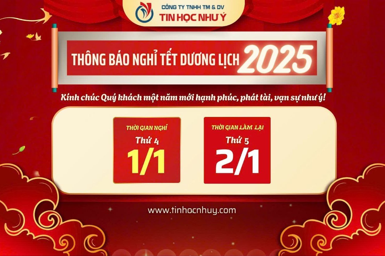 Thông báo lịch nghỉ Tết Dương lịch 2025