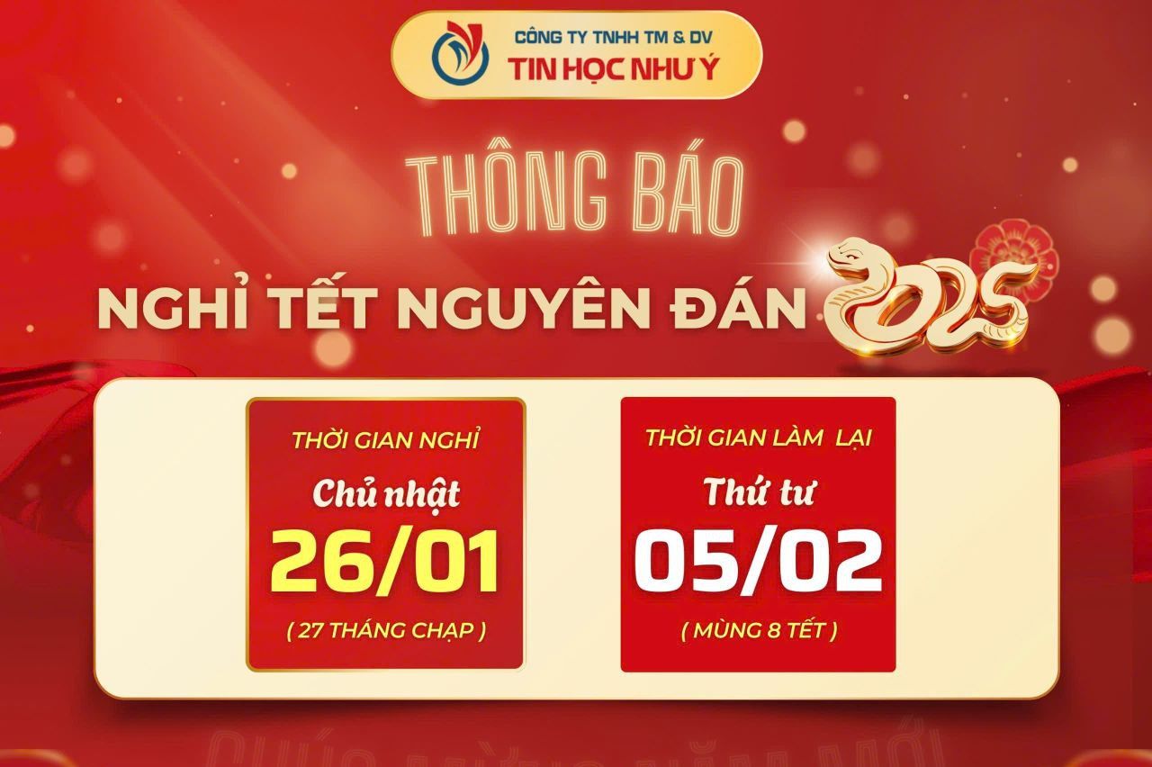 Thông báo nghỉ Tết Nguyên Đán Ất Tỵ 2025