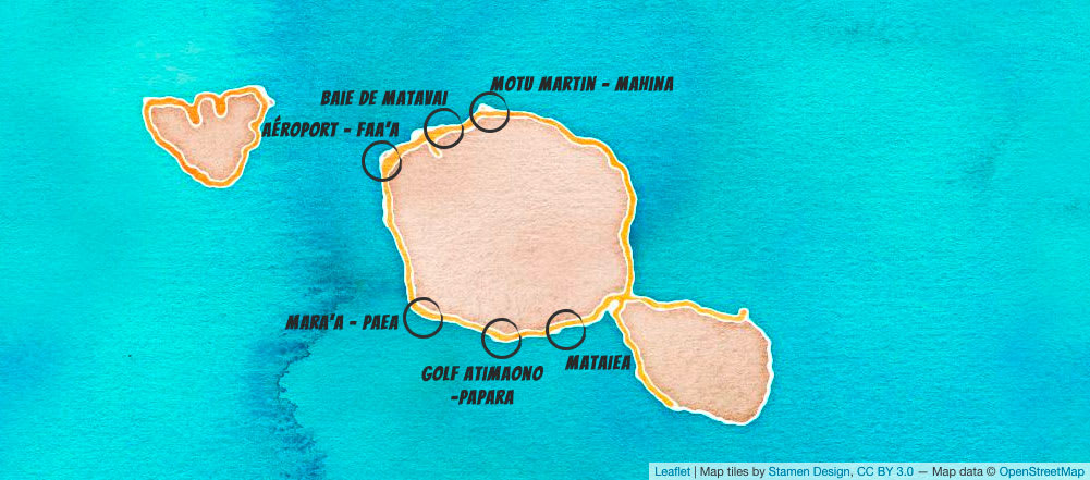 Carte-Spot2 Carte des spots de Tahiti