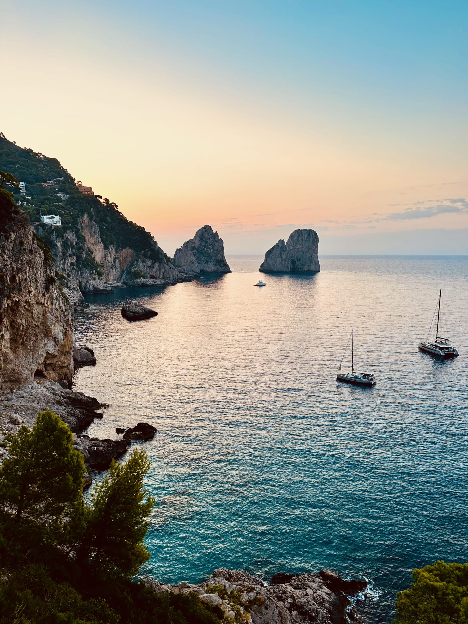 Capri island view