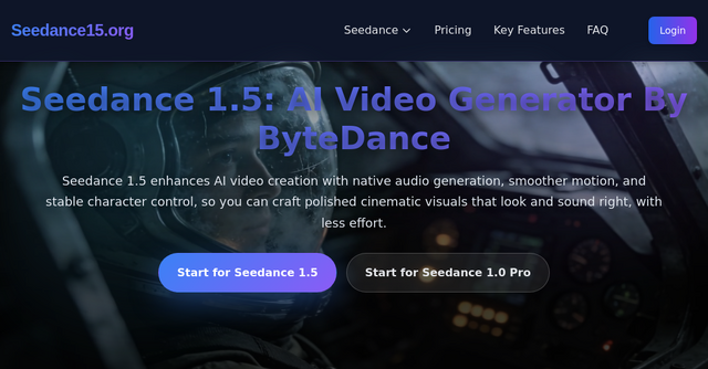 Seedance 1.5 Pro AI Video Generator