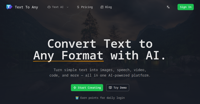 Text To Any