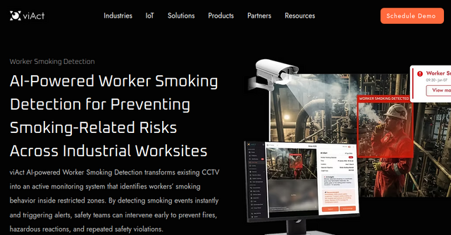 Worker Smoking Detection