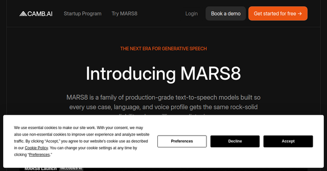 MARS8 Text to Speech AI Models
