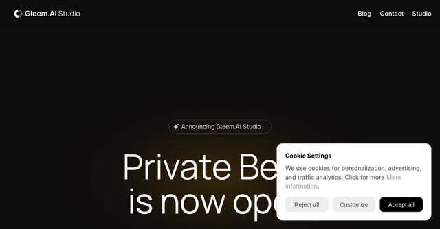 Gleem.AI Studio